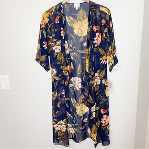 NWT Lularoe Shirley floral kimono small